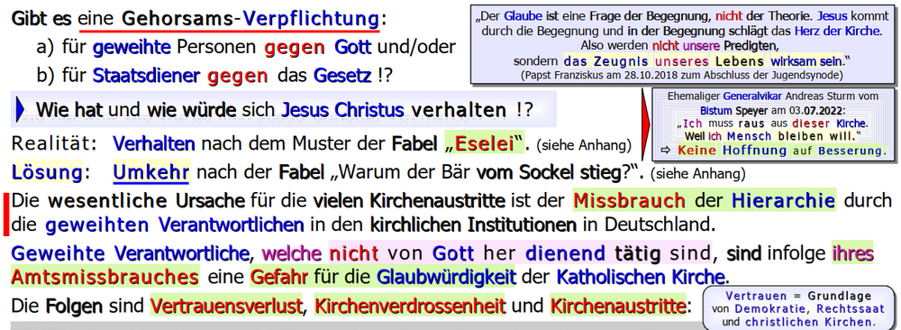 Kirche, Mobbing